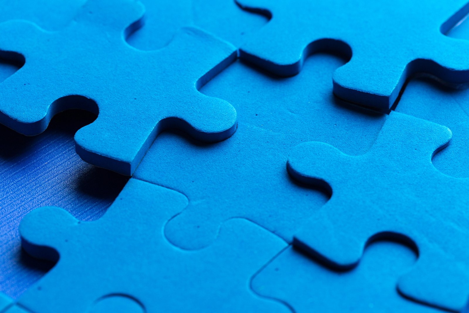 Home incomplete puzzle with missing piece